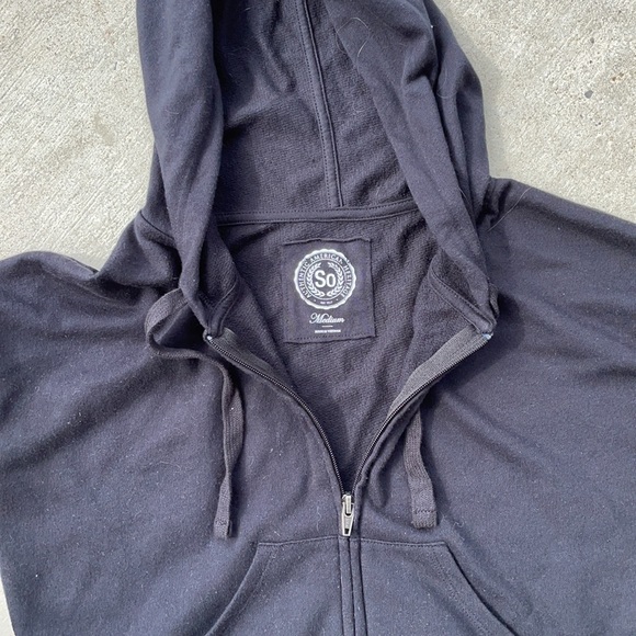 Women’s Crop Zip Up Hoodie - Picture 2 of 2